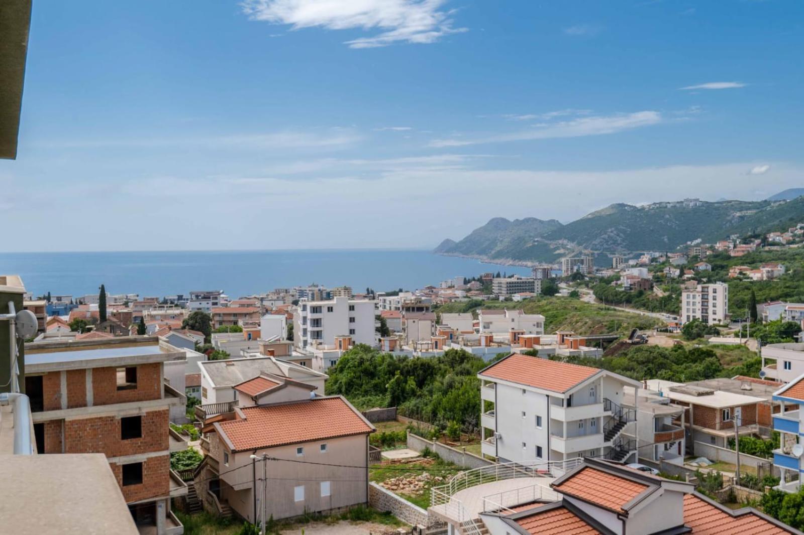 1Bd Modern Apt In Dobra Voda With Roof Access "Moka" Bar Extérieur photo