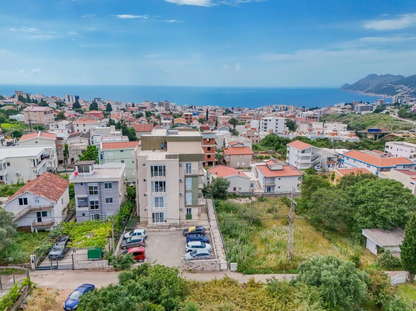 1Bd Modern Apt In Dobra Voda With Roof Access "Moka" Bar Extérieur photo