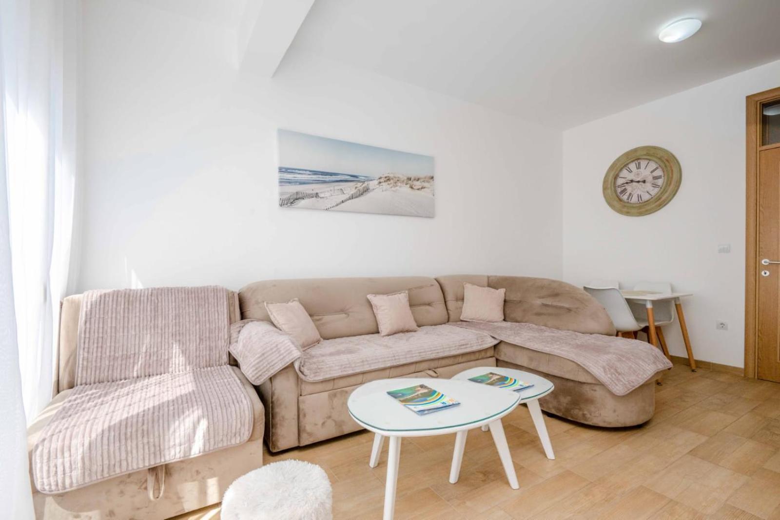 1Bd Modern Apt In Dobra Voda With Roof Access "Moka" Bar Extérieur photo